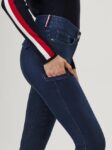 PANTALONE DENIM TOMMY HILFIGER EQUESTRIAN FULL GRIP Pantaloni Donna 